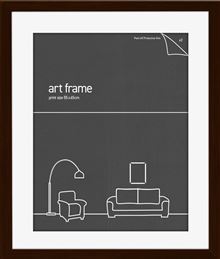 Deluxe Frame - Rustic Oak - Fits up to 50x60cm Print