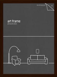 Classic Frame - Rustic Oak - Fits 30x40cm Print