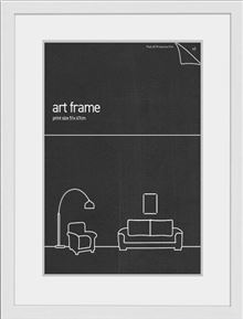 Deluxe Frame - White - Fits up to 46x62cm Print