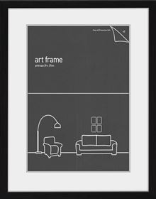 Deluxe Frame - Black - Fits up to 29.5x38cm Print