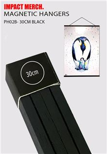 Wooden Hanger 30cm - Black - Fits A3 Portrait Print