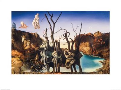 Salvador Dali - Swans Reflecting Elephants