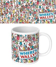 Where's Wally - Book Art - White Mug