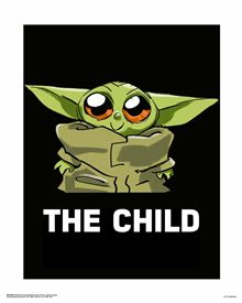 The Mandalorian TV - Manga The Child - 40 x 50 Print
