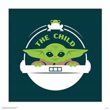 The Mandalorian TV - The Child - 60 x 60 Print