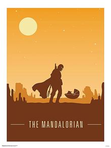 The Mandalorian TV - Minimalist - 60 x 80 Print