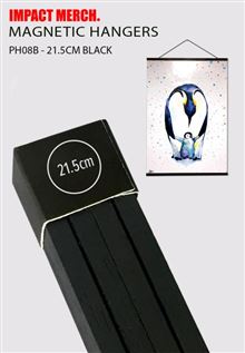 Wooden Hanger 21.5cm - Black - Fits A5 Horizontal Print