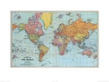 Sanfords General Map of the World (1920)