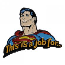 DC Comics Superman Ltd Edn Pin Badge