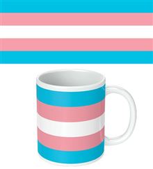 Pride - Transgender Flag Wrap - White Mug