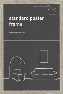 Classic Frame - Ash - Fits 61x91.5cm Print