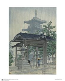 Yoshido - De Zensetsu Temple - 40 x 50