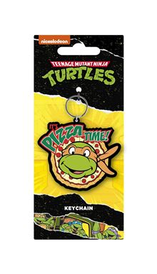 TMNT - Pizza Time - Moulded Keyring
