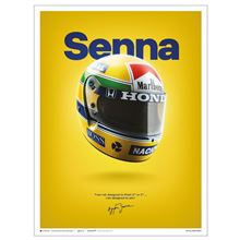 Ayrton Senna - San Marino GP 1988 - 60 x 80 Print