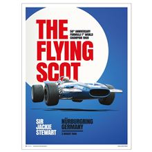Sir Jackie Stewart - Nürburgring 1969 - 60 x 80 Print