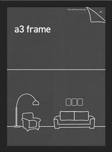 Classic Frame - Black - Fits A3 Print
