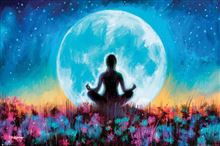 PD Moreno - Moon Yoga - Reg Poster