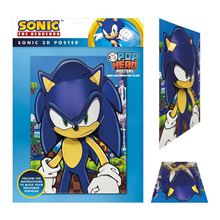 Sonic The Hedgehog - Sonic - 3D Poster Popheads