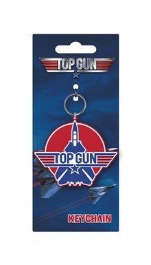 Top Gun - Logo - Moulded Keyring