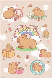 Capybara - Collage - Reg Poster