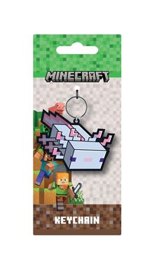 Minecraft - Axolotl - Moulded Keyring