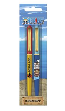 One Piece - Logo And Boat - 2 Pen Set