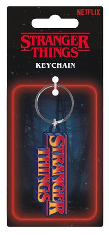 Stranger Things 5 - Retro Logo - Metal Keyring
