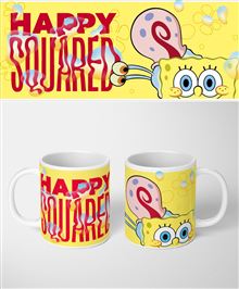 SpongeBob - Happy Squared - White Mug