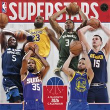 NBA Superstars - 2026 Square Wall Calendar