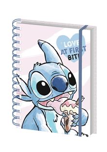 Lilo & Stitch - Love at First Bite - A5 Wiro Notebook
