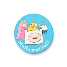 Adventure Time - Mathematical - 25mm Pin Badge