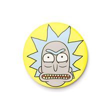 Rick and Morty - Rick Face - 25mm Pin Badge