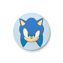 Sonic The Hedgehog - Sonic Face - 25mm Pin Badge