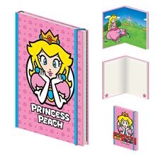 Super Mario - Princess Peach - A5 Premium Notebook