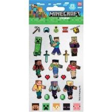 Minecraft - Characters - Reuseable Foil Stickers