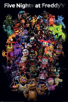 Five Nights at Freddys - Collage - Reg Poster