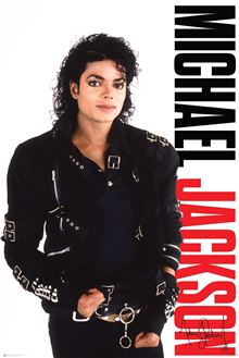 Michael Jackson - Black and Buckles - Reg Poster